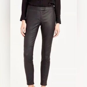 J. CREW Collection Ryder leather pants leggings